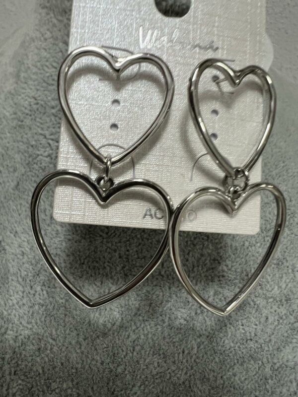 Pendientes Modelo Dos Corazones - Imagen 2