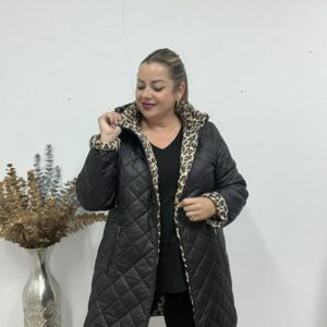 Chaquetón reversible print